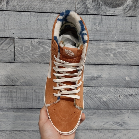 Vans Sk8 Hi Suede Sherpa Mens Shoes 13 - Picture 7 of 8
